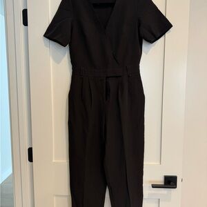 Topshop Classic Black V-Neck Jumpsuit